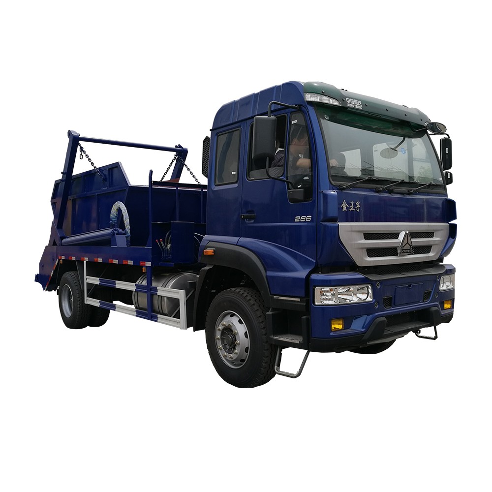 کامیون زباله بلند کننده هیدرولیک Sinotruk 10 Cbm